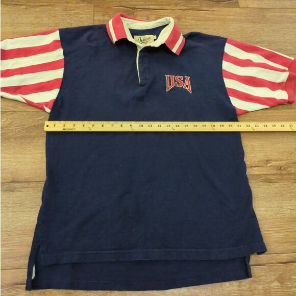 VTG Dehen Ford USA Men's Medium / Large Button Up Shirt Colorblock America Y2K - Picture 11 of 12